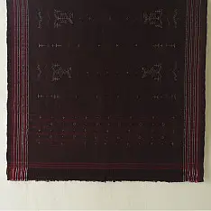 Tangaliya Handloom Woollen Shawl | Black | Unisex