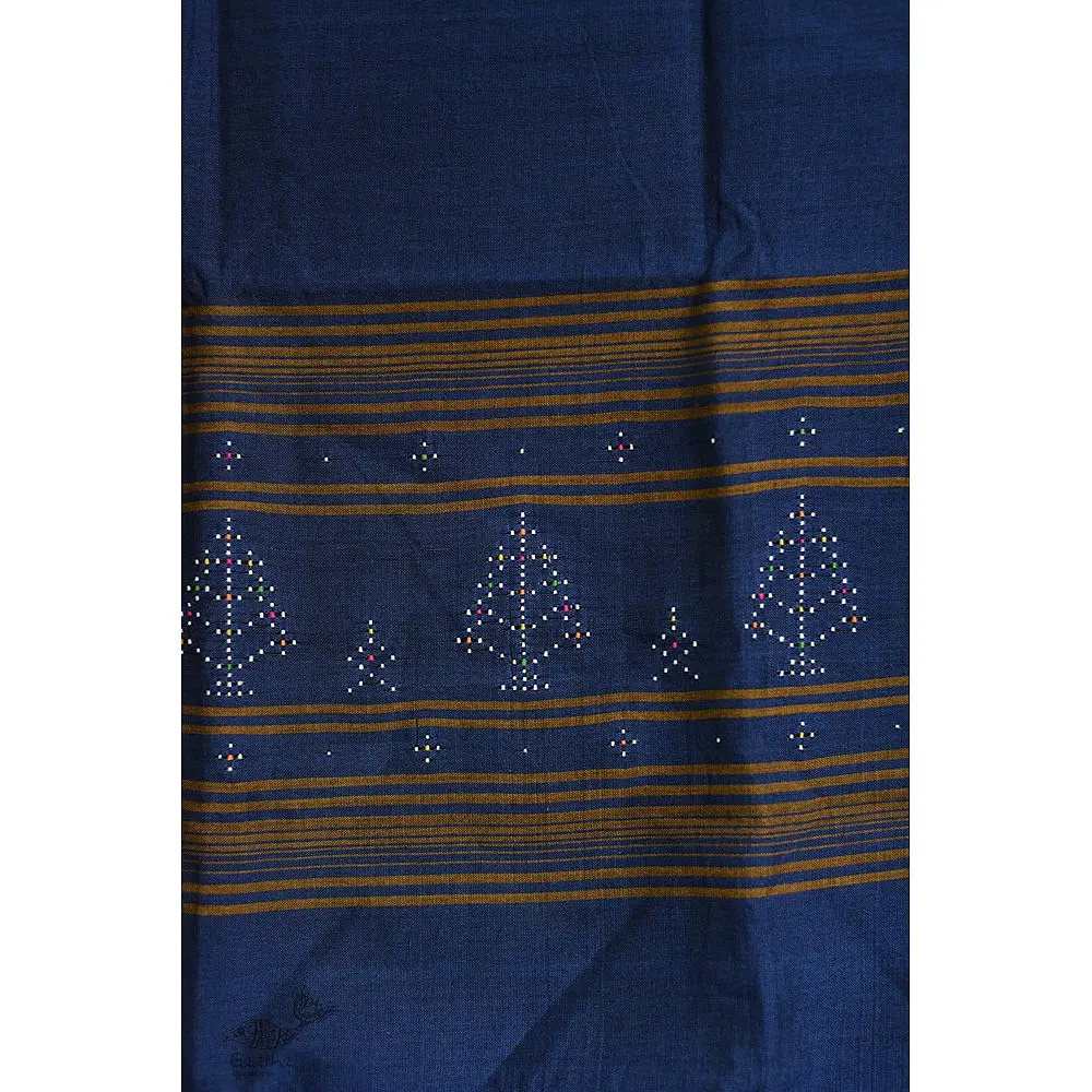 shop tangaliya cotton stole Blue