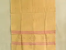 Gulmohar . गुलमोहर | Tangaliya Woven Cotton Stole - Peach