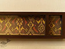 Joyance | Patola Silk ~ Golden Serving Tray
