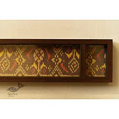 Joyance | Patola Silk ~ Golden Serving Tray