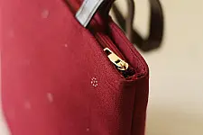 Dots & weaves ~ Tangaliya Purse / Shoulder Bag | Deep Red