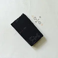 Handwoven Tangaliya Wool Shawl | Black