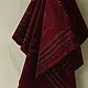 shop Handloom Woolen Tangaliya Maroon Shawl- unisex