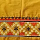 Embroidered Cotton Silk Blouse Piece ( Unstitched ) - Yellow