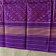 Purple Patola pure silk stole with diamond design