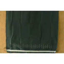 Handwoven Cotton | Tangaliya Pant Material - Dark Green