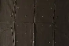 Handloom Cotton | Tangaliya Kurti Black Material - Sparrow Motif
