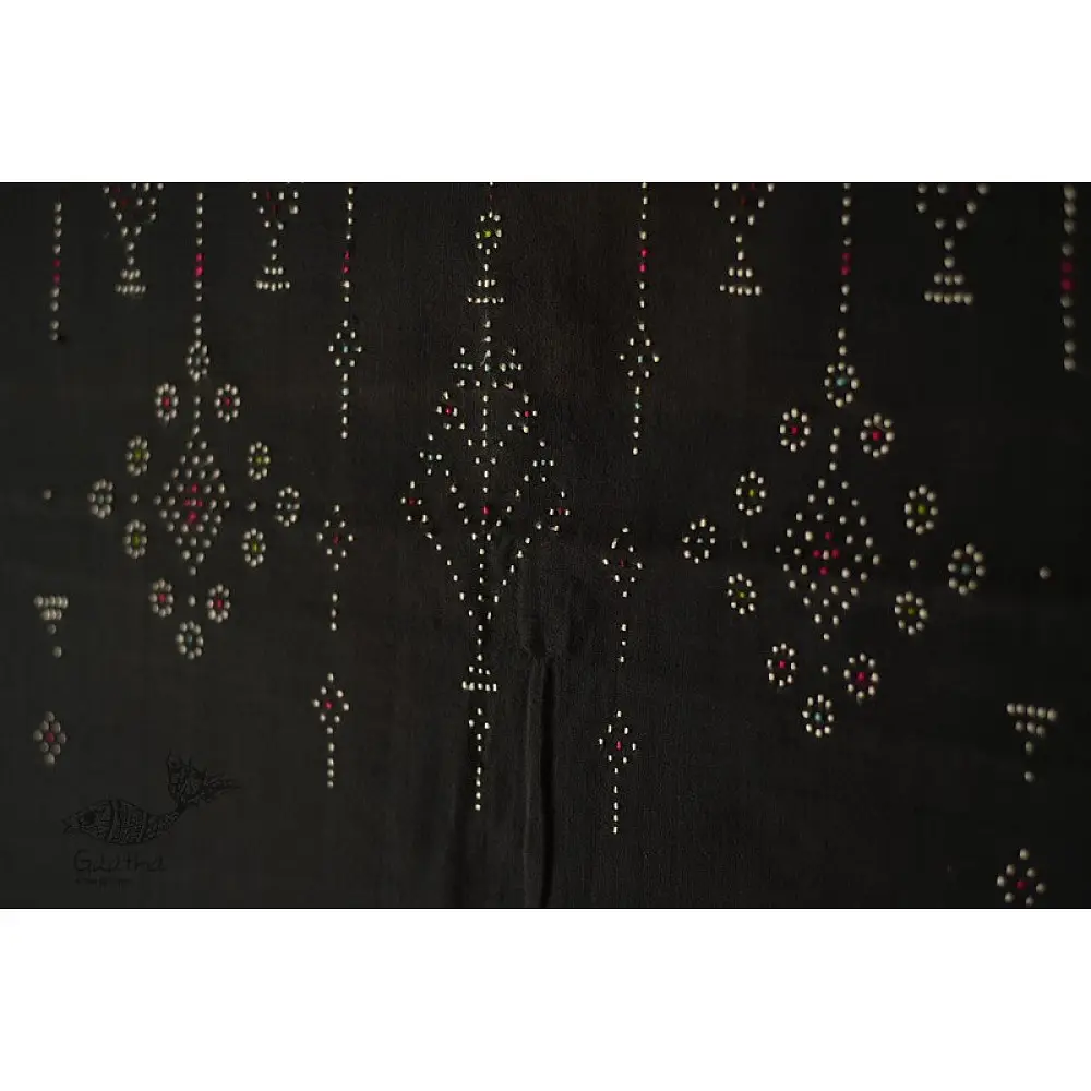 shop Cotton Tangaliya kurti Material Sparrow Motif