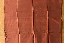 Handloom Cotton | Tangaliya Kurti Material - Brown