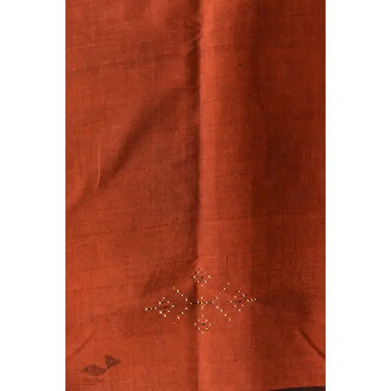 shop Cotton Tangaliya kurti Brown  Material 