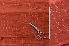 Handloom Cotton | Tangaliya Kurti Brown Material 
