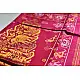 exclusive silk handwoven narikunj partola pink saree with heavy pallu
