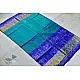 exclusive silk handwoven partola green & blue saree