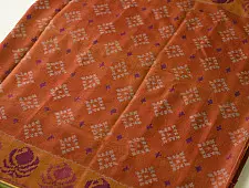Champa - Chakli . चंपा - चकली | Handwoven Patola Cotton Saree - 5