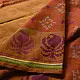 shop Patola cotton Handwoven Saree - rust red