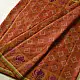 shop Patola cotton Handwoven Saree - rust red