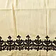 Embroidered Blouse Piece ( Unstitched )  - Kutchi Embroidery - Cream Color
