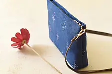 Dots & weaves ~ Tangaliya Bag | Blue