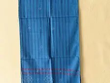 Tangaliya - Handwoven Cotton Scarves - Blue Stripe