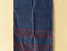 Tangaliya - Handwoven Cotton Scarves - Dark Blue