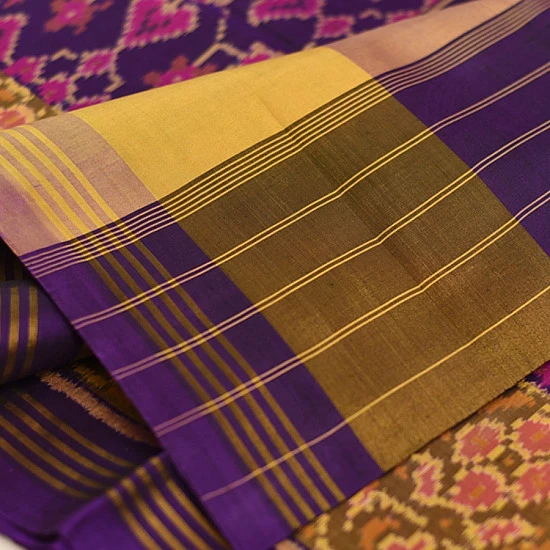 shop Patola Silk Handwoven saree