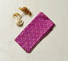 Rasika . रसिका ~ Patola Silk Stole ~ Magenta Button Design