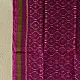 Magenta Patola pure silk stole with button design
