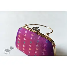 A pocket full of joy ✧ Patola Silk Purse / Sling Bag - Purple 