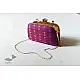 shop handmade Patola Silk Purse / Sling purple Bag 