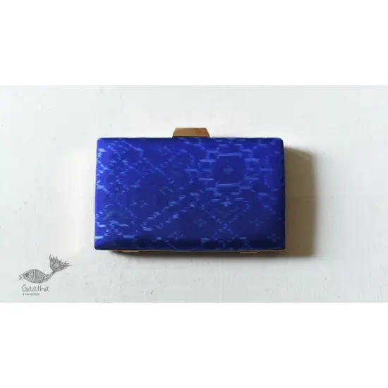 shop Patola blue Clip Clutch / Sling Handbag