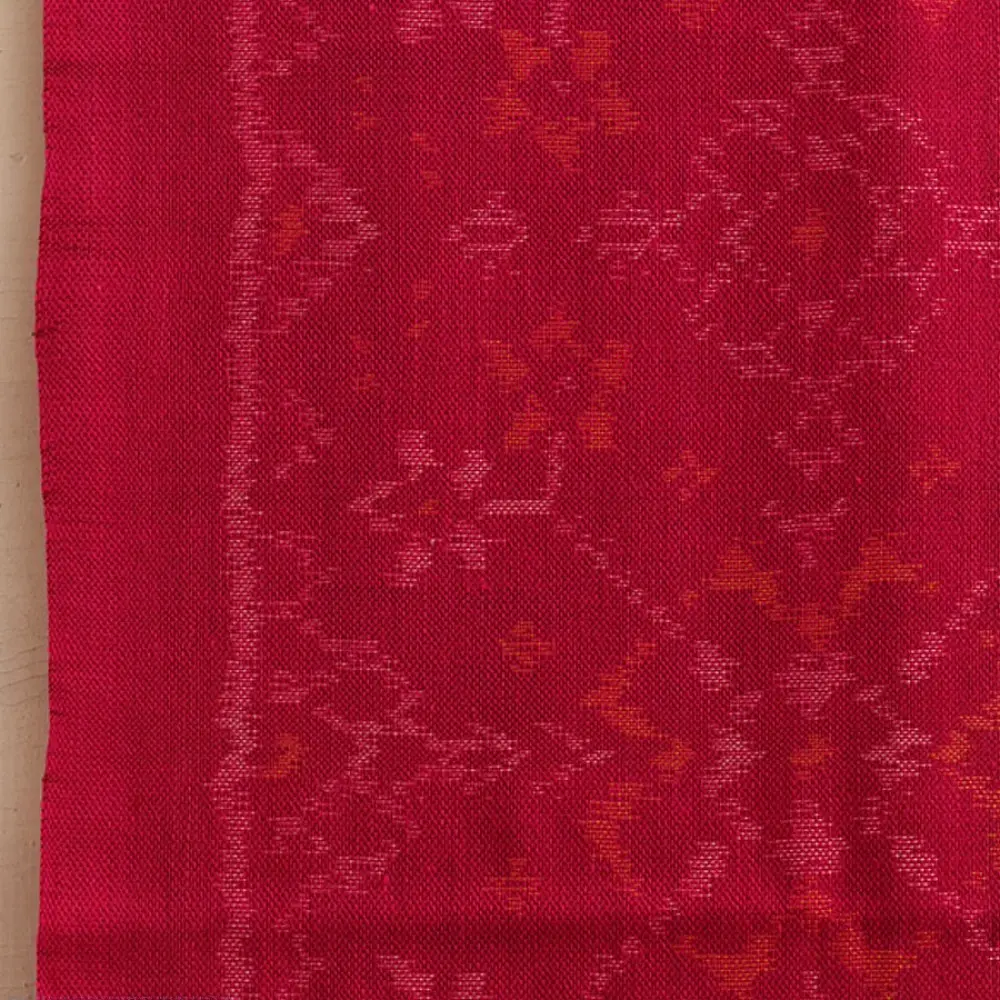 shop Handwoven Woolen Ikat Patola Shawl ~ ~ Panchratna Ikat 
