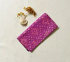 Rasika . रसिका ~ Handloom Pure Silk Patola Stole ~ Magenta Color