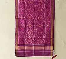 Rasika . रसिका ~ Handloom Pure Silk Patola Stole ~ Magenta Color