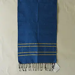 Tangaliya | Handloom Cotton Stole - Blue