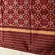 shop pure silk patola ikat dupatta - Brown Button