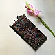 shop handloom silk cotton patola ikat black stole