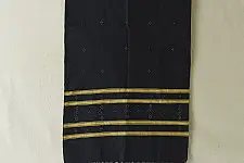 Tangaliya | Handloom Cotton Stole - Black