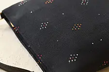 Dots & weaves ~ Tangaliya Sling Bag | Black