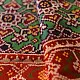 shop Handwoven Patola Silk Saree - Red & Green Double Ikat Patola