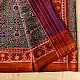 shop Handwoven Patola Silk Saree - Red & Green Double Ikat Patola