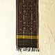 shop handloom black silk cotton patola ikat stole