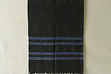 Tangaliya | Handloom Cotton Stole - Bottle Green