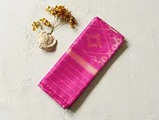 Rasika . रसिका ~ Patola Silk Dupatta ~ Pink Diamond Design