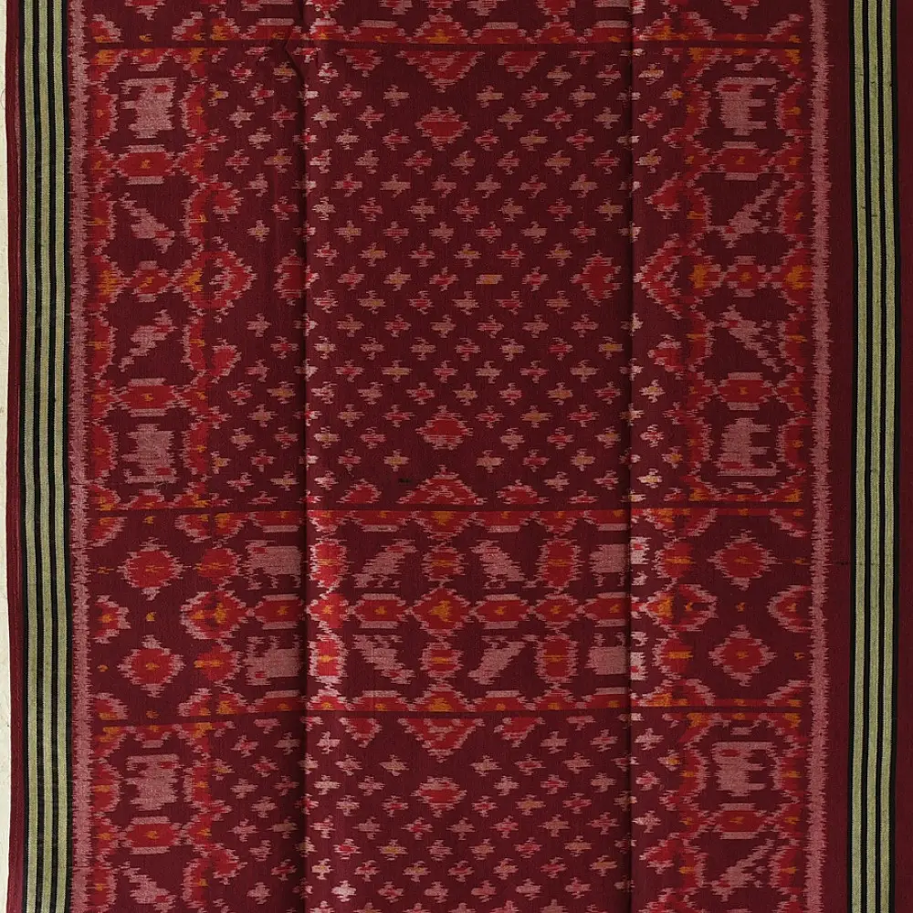 shop handloom silk cotton patola ikat stole