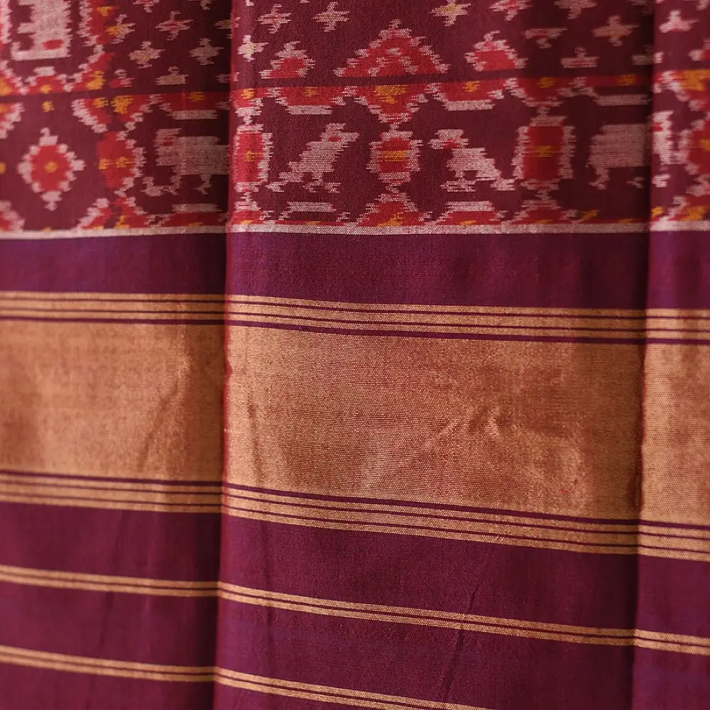 shop handloom silk cotton patola ikat stole