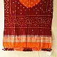 Kutchi Bhujodi Weaving - Bandhani ( Tie-dyed ) Woolen Shawl - Maroon