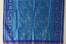 Rasika . रसिका ~ Patola Silk Dupatta ~ Sky Blue Narikunj 