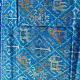 shop pure silk patola ikat dupatta - Sky Blue Narikunj