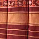 shop handloom silk cotton patola ikat stole - Maroon 